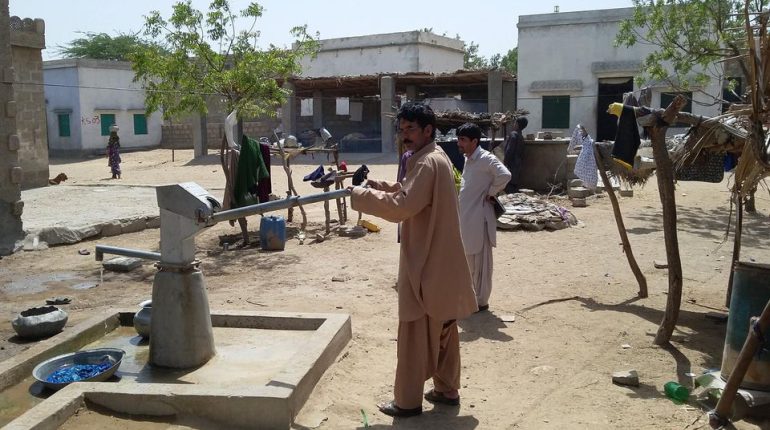 Clean drinking water through Hand Pumps